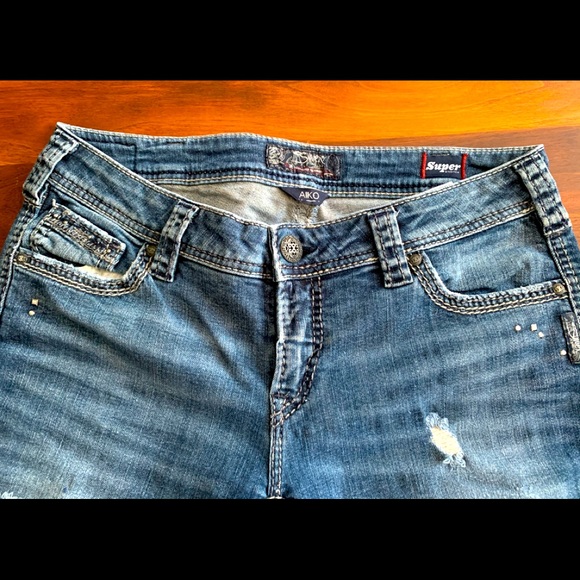 SILVER AIKO mid rise bootcut👖 jeans - Picture 5 of 6